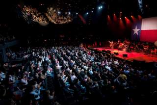 Willie Nelson on stage at ACL Live at the Moody Theater