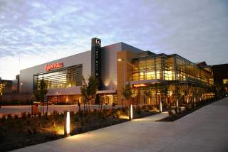 Exterior of Hyvee Hall of the Iowa Events Center