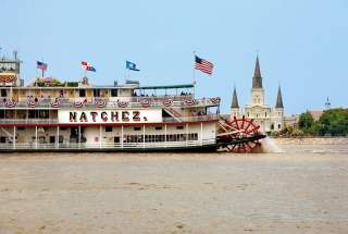 On this Sunday brunch cruise, travel along the Mississippi River while enjoying live jazz music and savoring a lovely buffet brunch, if option selected. Otherwise, sit inside in one of our elegantly appointed decks or sit outside on one of our outdoor decks and enjoy the sites and breezes of the Mississippi River. This authentic paddle-wheel riverboat will whisk you away to the romance and ambiance of yesteryear. The Steamboat NATCHEZ is taking some time off, but her sister vessel, the Riverboat CITY of NEW ORLEANS will be taking her place. You’ll get the same authentic riverboat experience of a leisurely, two-hour cruise on the mighty Mississippi, enjoying traditional live jazz, craft cocktails, and all the beautiful New Orleans sites, while also exploring the newly renovated riverboat. Make sure you check out all four decks - the top deck view is a sight to see! Upgrade your ticket to include the brunch buffet.