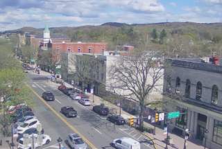 Live Webcam View of Main Street in Stroudsburg from The Penn Stroud