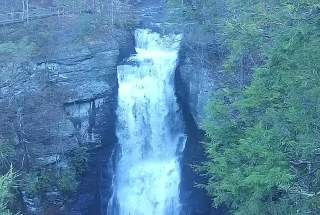 Live Webcam at Bushkill Falls in the Pocono Mountains