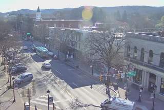 Live Webcam View of Main Street in Stroudsburg from The Penn Stroud