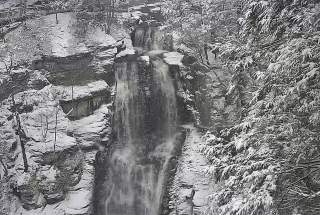 Live Webcam at Bushkill Falls in the Pocono Mountains