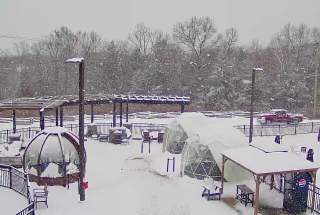 Live Webcam View at Great Wolf Lodge of the outdoor pool & ropes course