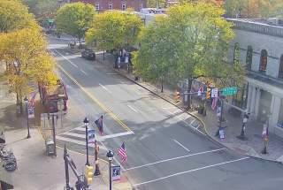Live Webcam View of Main Street in Stroudsburg from The Penn Stroud