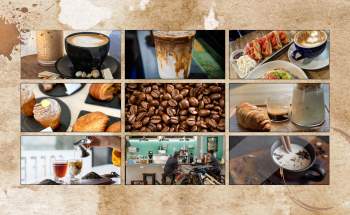 composite photo of coffee from McKinney coffee shops