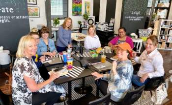 MillHouse women at table