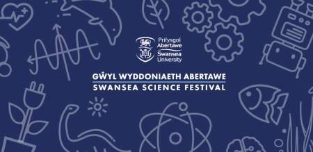 Promotional artwork for the annual swansea science festival