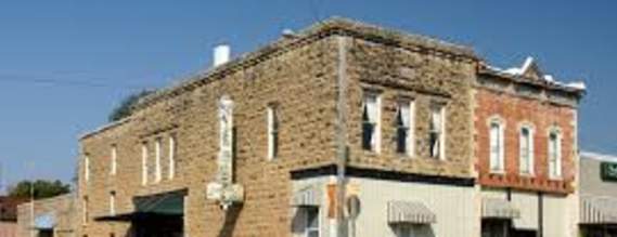 Old Sikes Store and Masonic Hall in Leonardville