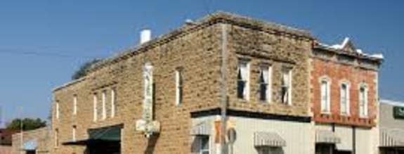 Old Sikes Store and Masonic Hall in Leonardville