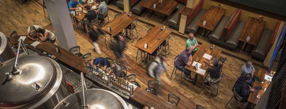 inside of tallgrass taphouse