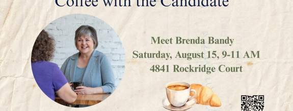 Coffee with the Candidate: Meet Brenda Bandy