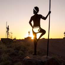 Sculptures in the Outback