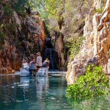 Journey through remote creeks and dramatic landscapes on a tender cruise.