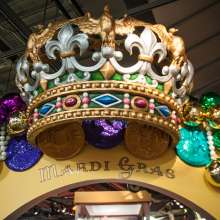 Mardi Gras exhibit at Capitol Park Museum