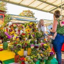 farmers market flowers