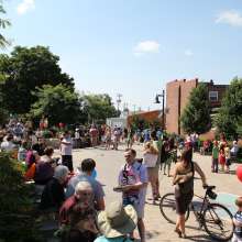 Farmers' Market/B-line festivities