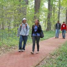 Students in Dunn's Woods