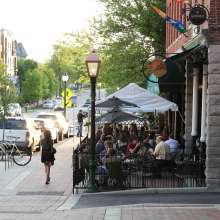 Patio Dining on Kirkwood Ave.