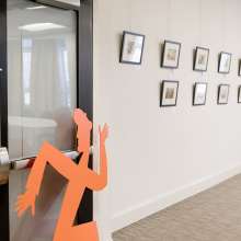 art hanging on a wall