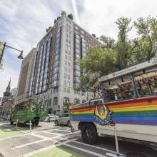 Boston Duck Tours with LGBTQ Pride Wrap