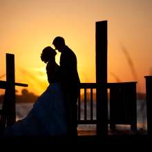 nc-beach-wedding-sunset-silhouette