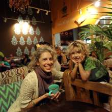 Oasis Coffee Shop in with Jennifer and Brooklyn Ashby.JPG
