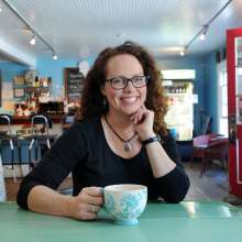 Susan Palm Siplon at Johnny's.JPG