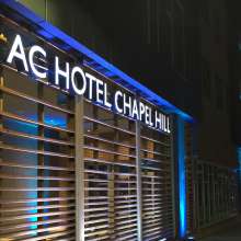 AC Hotel Chapel Hill outside night