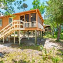 Exterior of a Cottage at James Island County Park