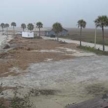 Erosion at Folly Beach County Park