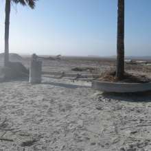 Erosion at Folly Beach County Park