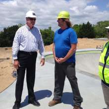 Tom O' Rourke & Tim Payne of Team Pain Skateparks