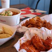 a variety of asian foods