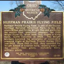 Huffman Prairie Flying Field Marker