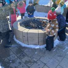 Kids Roasting Marshmallows