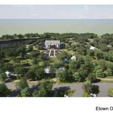 Outdoor Venue Rendering  aerial