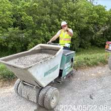 A construction worker for the Buffalo Connector
