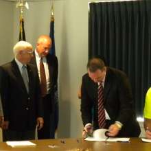 Signing the CPP agreement