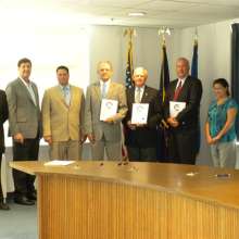 Signing the CPP agreement