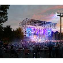 Rendering of the Outdoor Music Venue