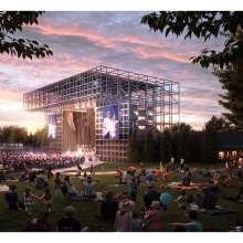 Rendering of the Outdoor Music Venue