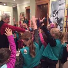 Girl Scout Visit to MMG