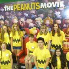 Peanuts Movie with Volunteers