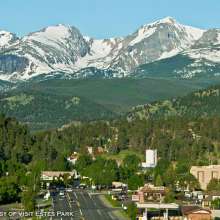 Entrance to Estes Park via Hwy 34