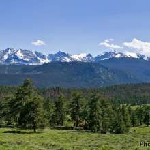 Peaks over Estes Valley