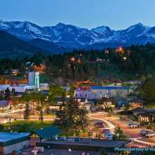 Evening in the Village of Estes Park