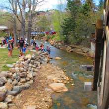 Visit the Historic Water Wheel in Downtown Estes Park
