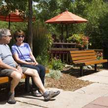 Take a Break From Shopping in Riverside Plaza