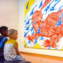 Children enjoying the Fort Wayne Museum of Art
